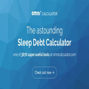 Sleep Debt Calculator: The Shocking Truth Behind 3 Days of 6